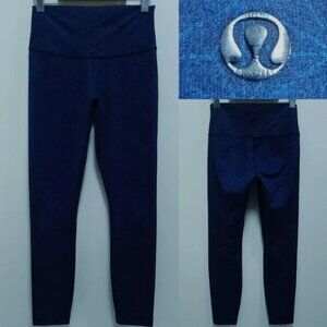 Lululemon Wunder Under Sashico Star 4 XS Leggings Crop Full-Inkwell Luon On